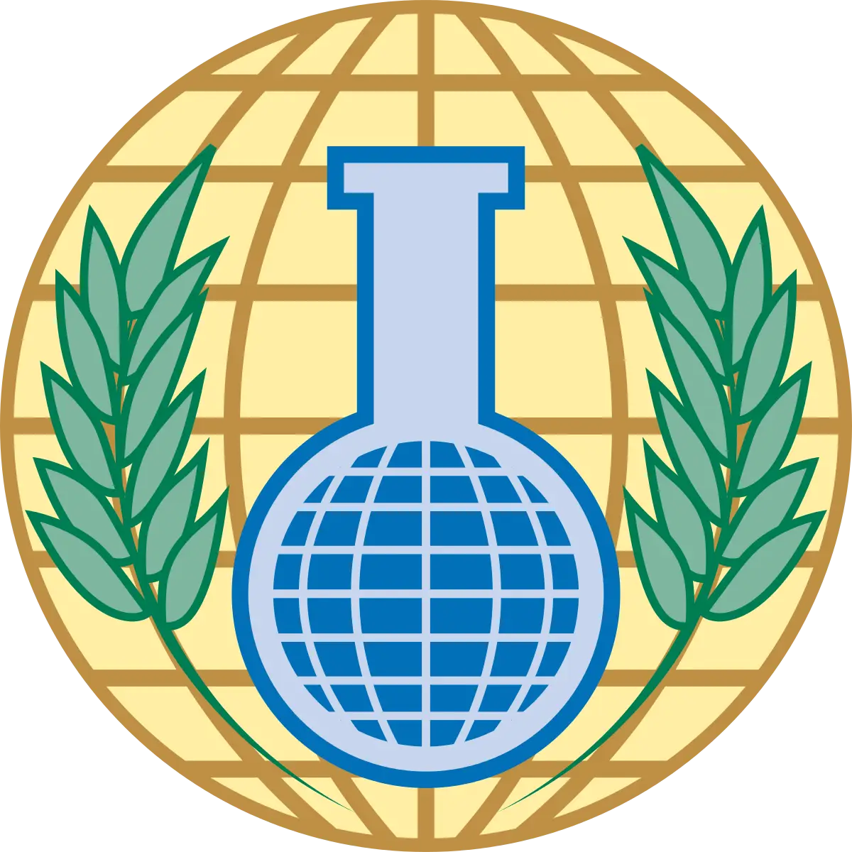 Chemical Globe and Science Logo Icon
