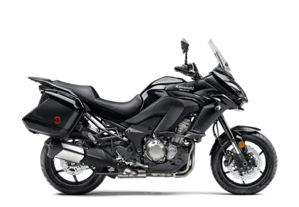 Black Touring Motorcycle