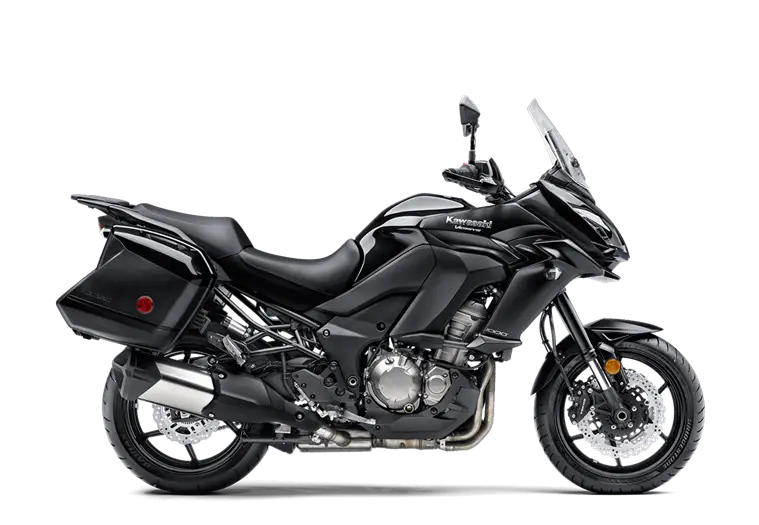 Black Touring Motorcycle