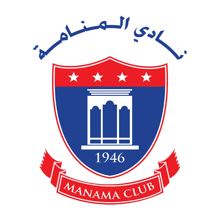 Manama Club Logo with Shield and Stars