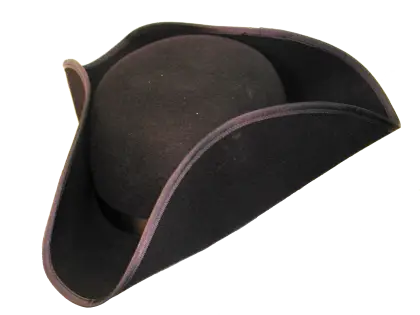 Classic Black Tricorn Hat
