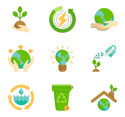 Eco-Friendly Icons Set