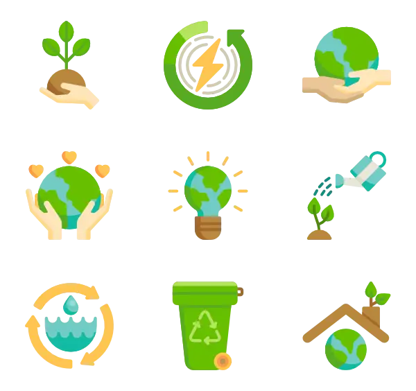 Eco-Friendly Icons Set