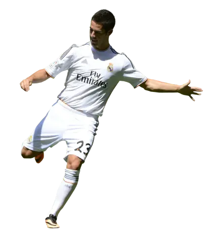 Soccer Player Kicking Ball Action