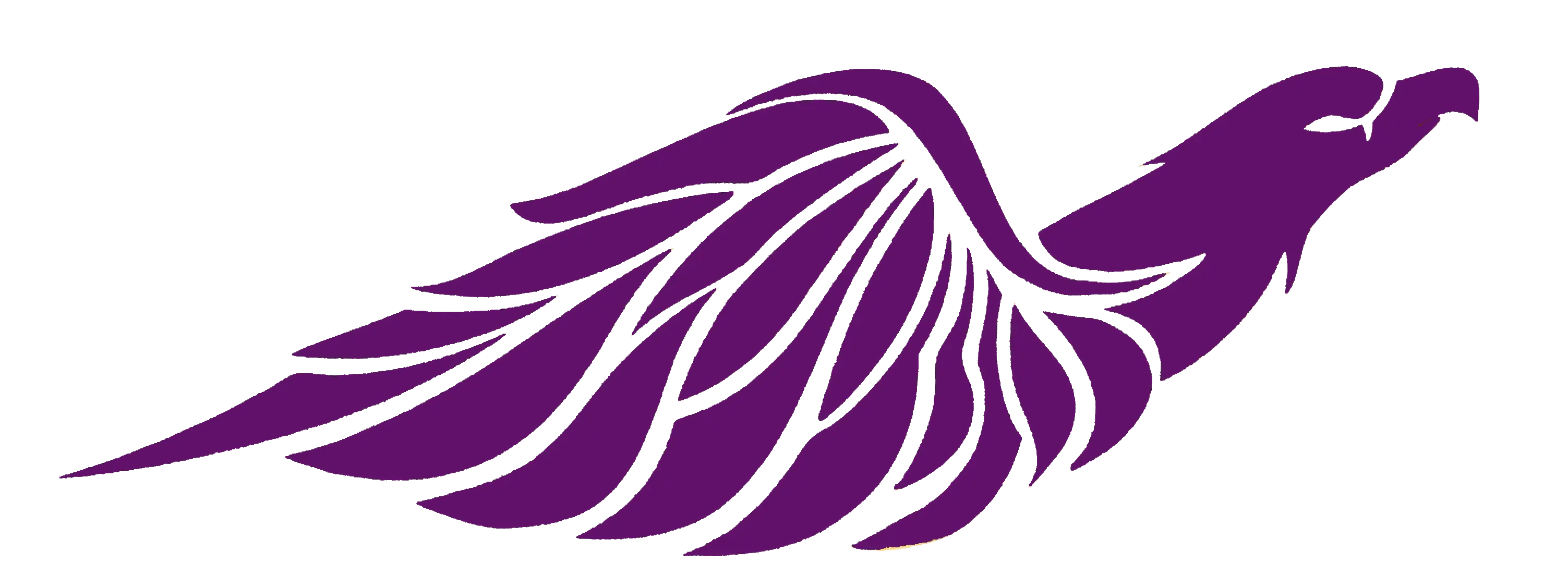 Stylized Purple Wing Symbol