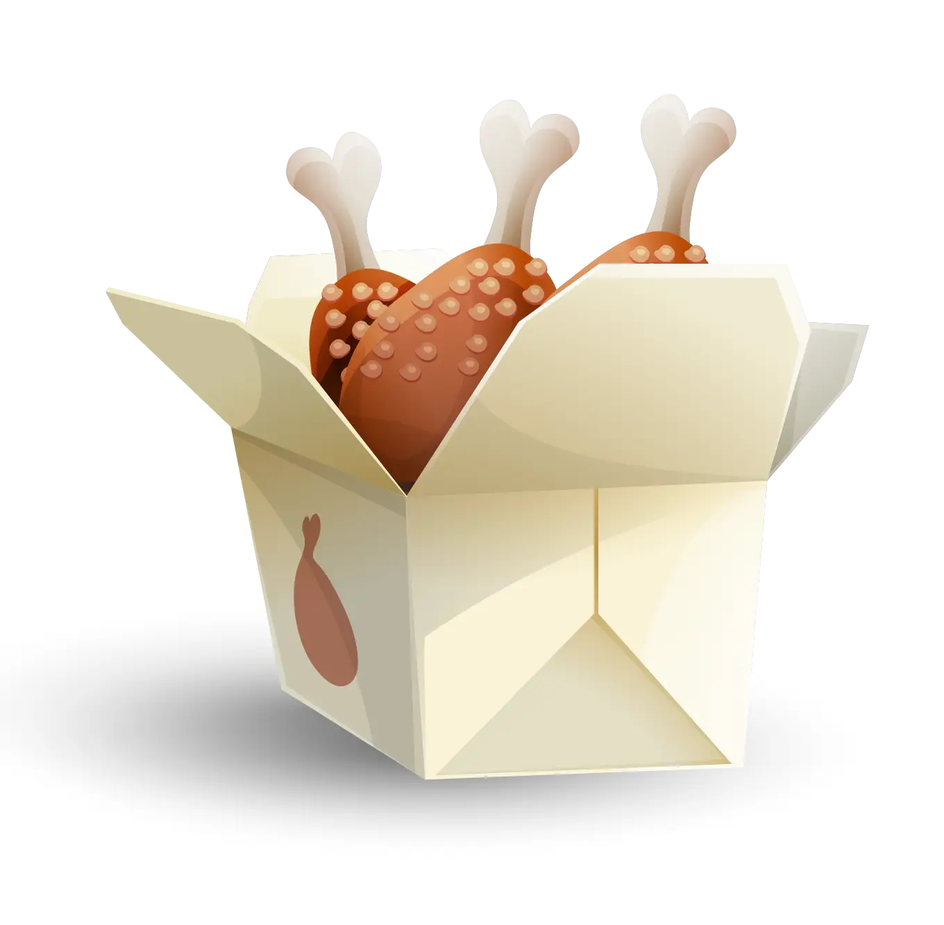 Fried Chicken in Takeout Box
