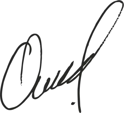 Handwritten Signature Graphic