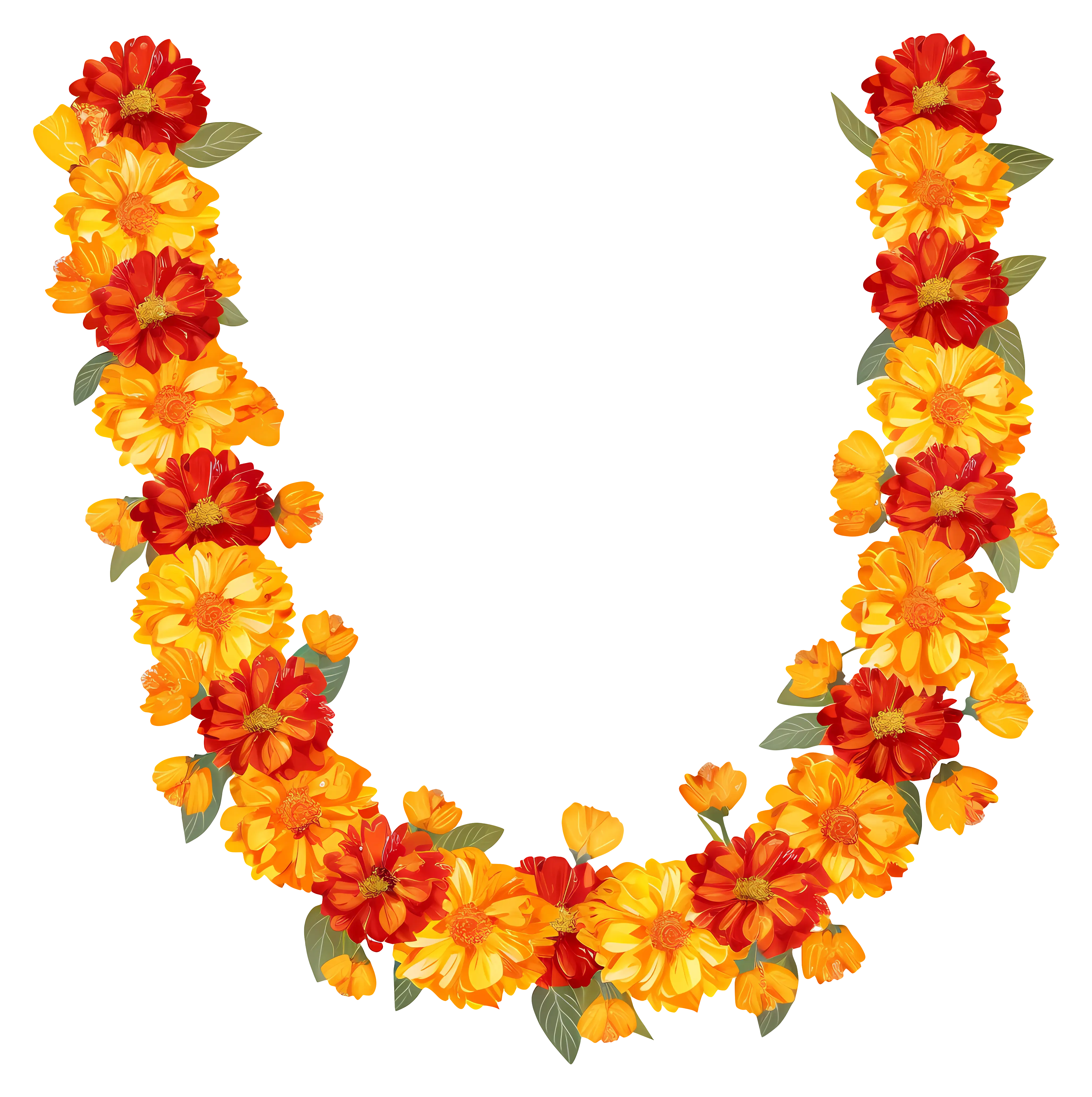 Colorful Flower Garland