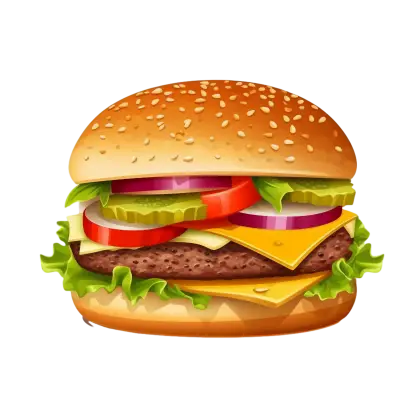 Cheeseburger Illustration
