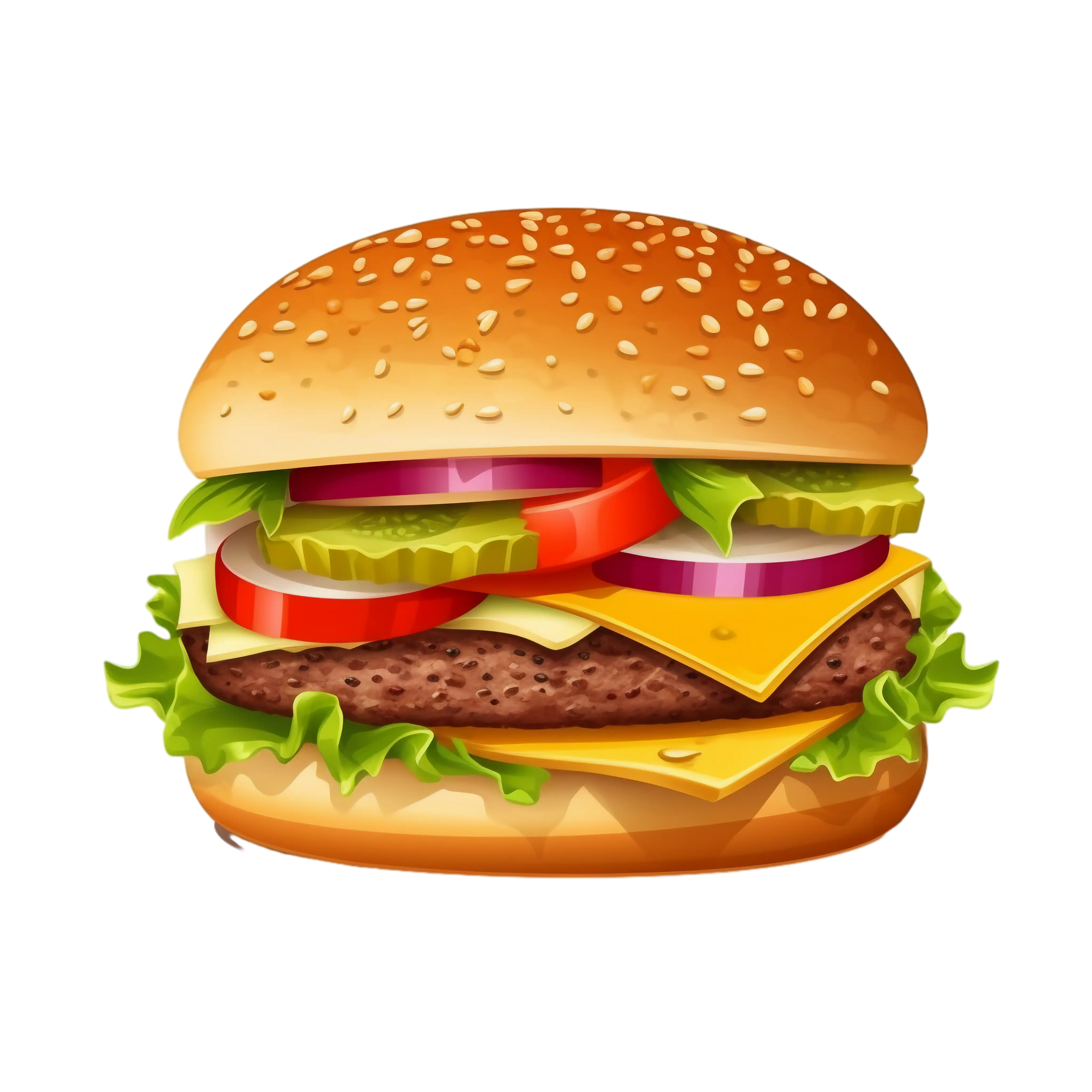 Cheeseburger Illustration