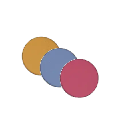 Set of Colorful Round Coasters