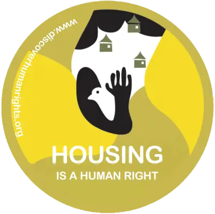 Housing is a Human Right Stamp