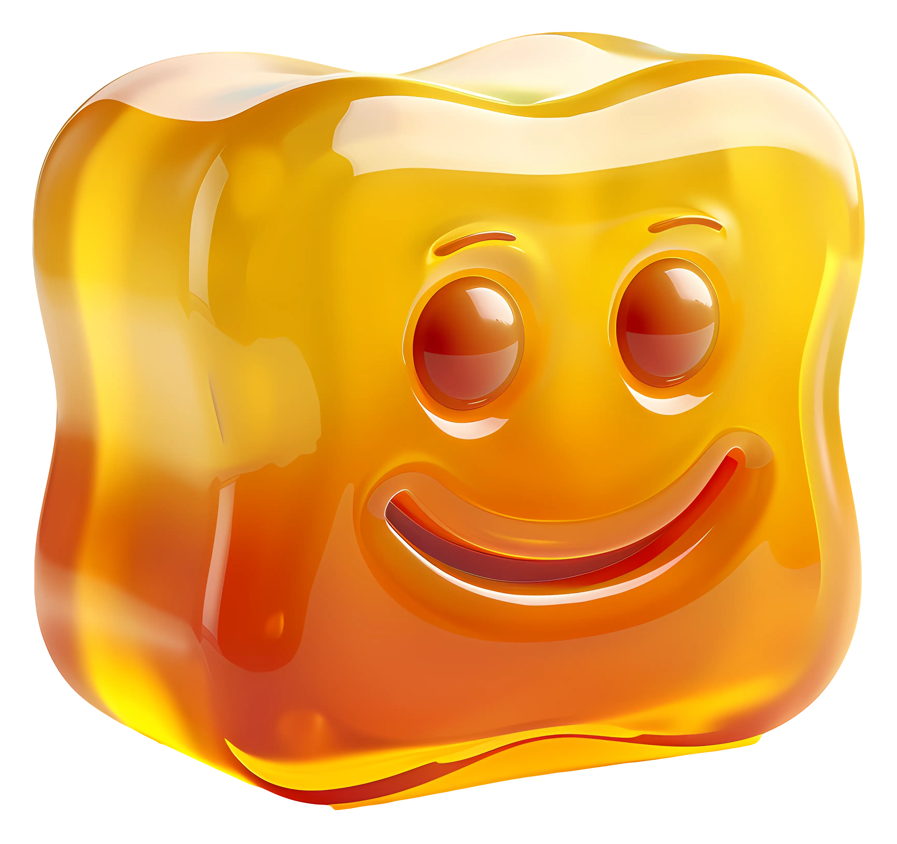 Smiling Jelly Cube