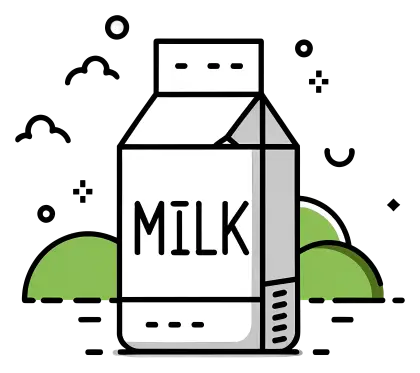 Milk Carton with Background