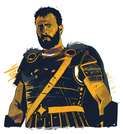 Roman Soldier in Armor