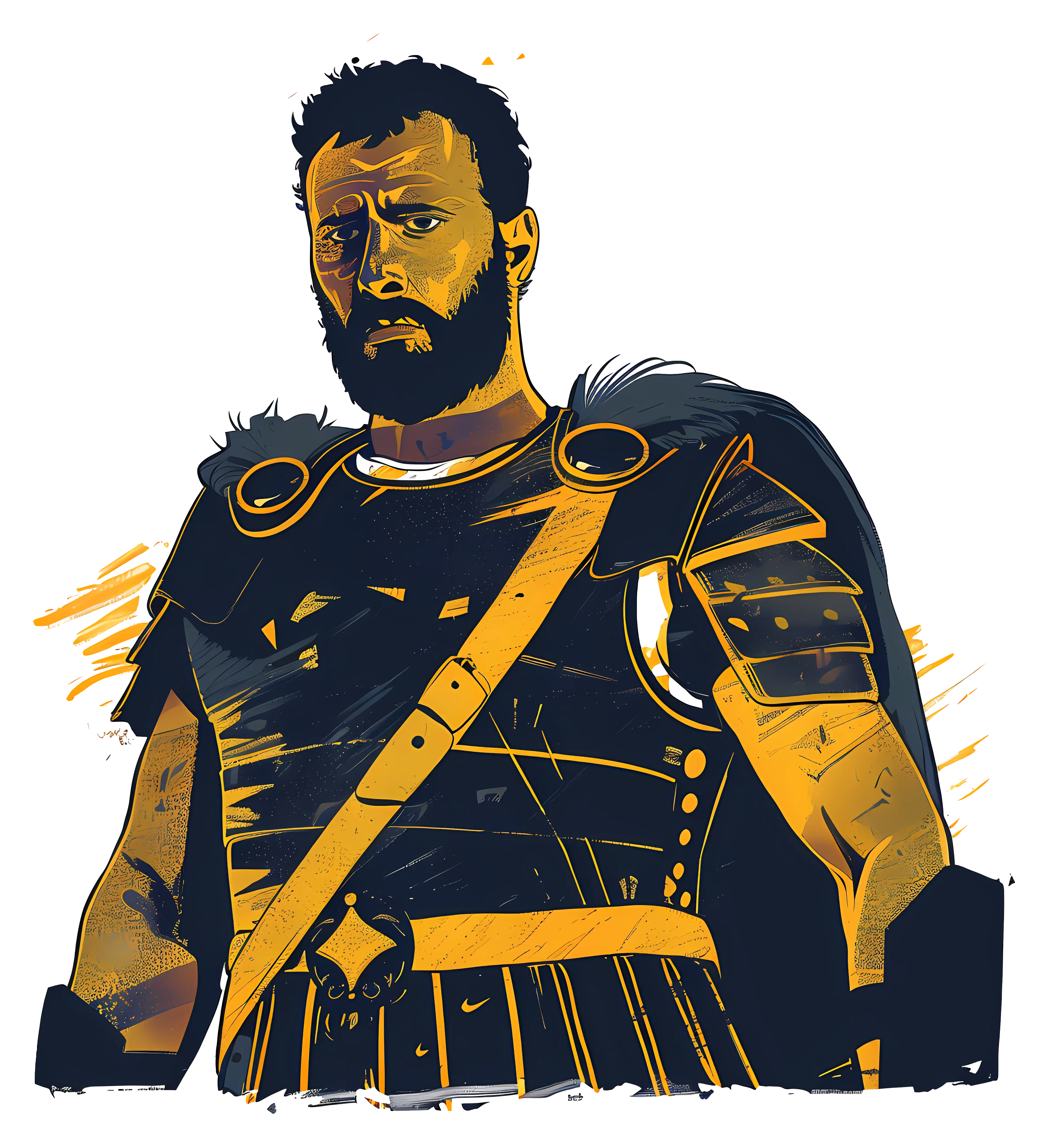 Roman Soldier in Armor
