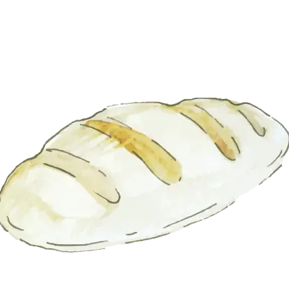 Loaf of Bread Illustration