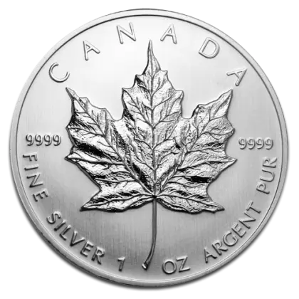Silver Maple Leaf Coin from Canada