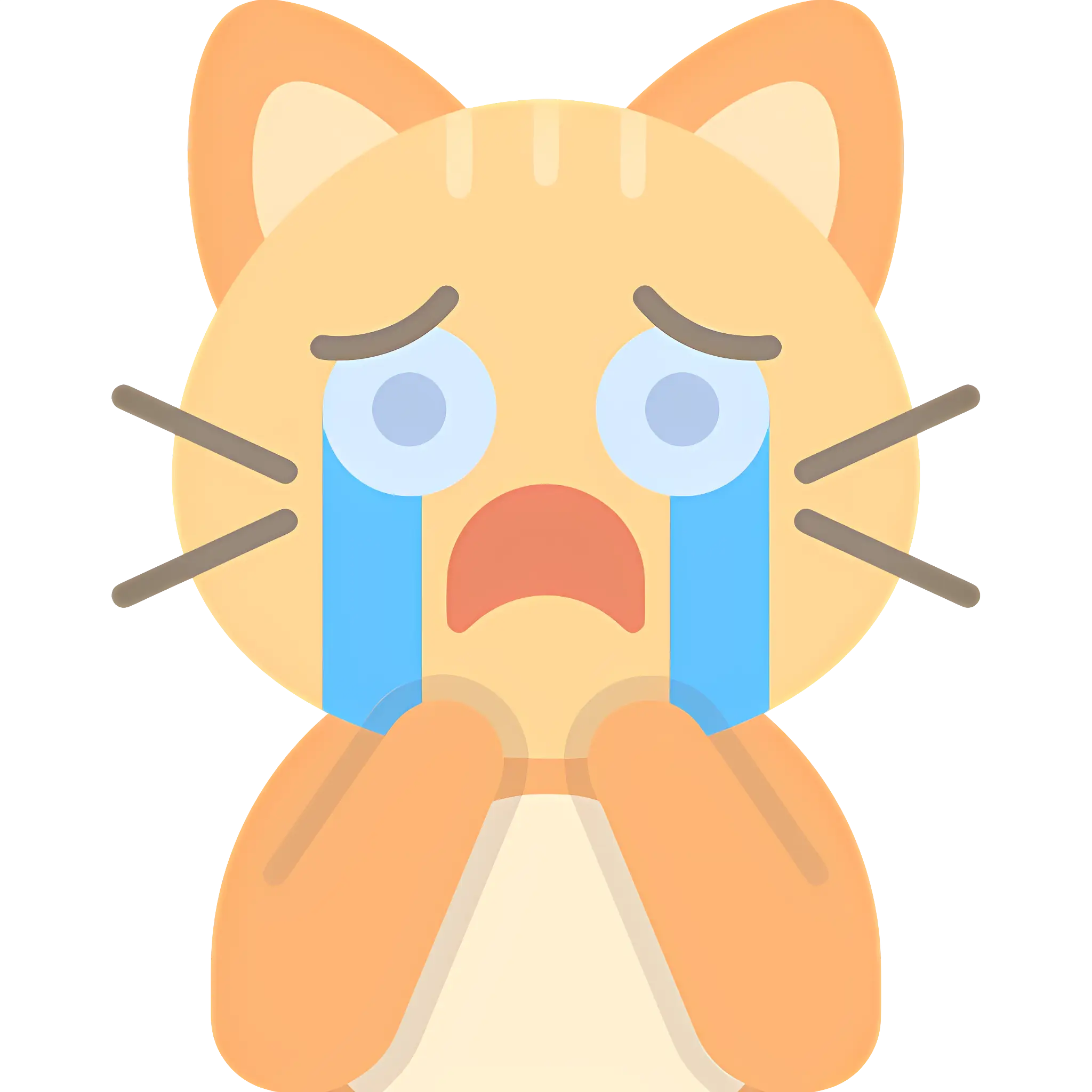 Crying Cat Cartoon
