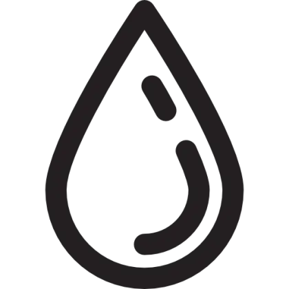 Minimalist Water Drop Icon