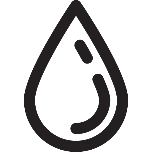 Minimalist Water Drop Icon