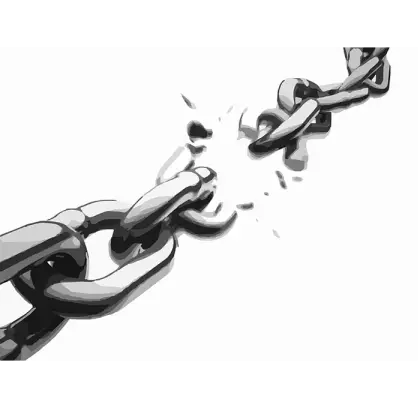 Broken Chain Symbol of Freedom
