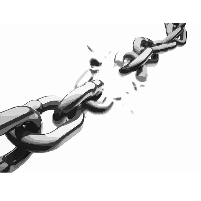 Broken Chain Symbol of Freedom