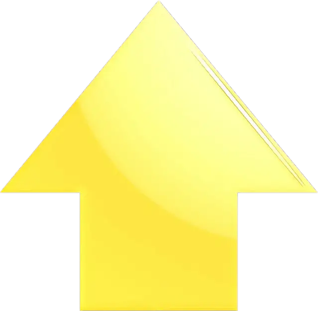 Bright Yellow Up Arrow