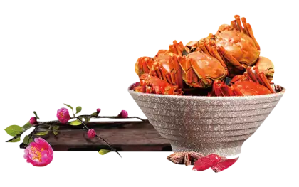 Delicious Crabs in a Bowl