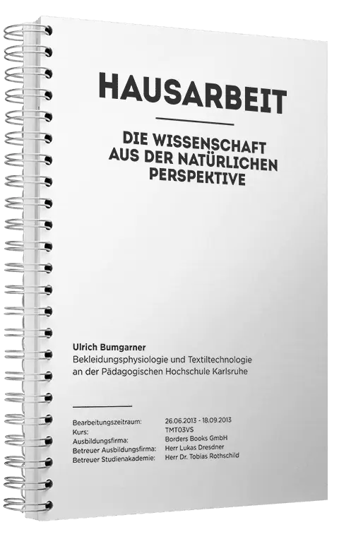 White Spiral-Bound Research Book