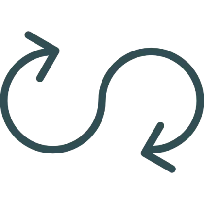 Loop Arrow Icon for Repeat Concepts