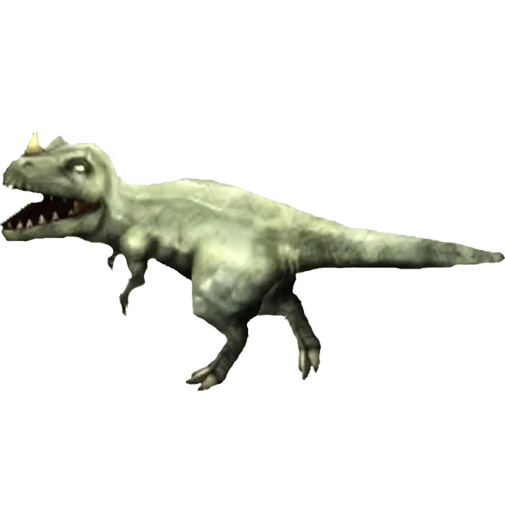 Green Dinosaur Illustration with Realistic Features