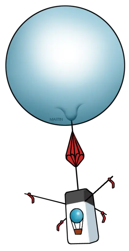 Cartoon Weather Balloon