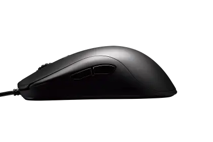 Black Computer Mouse in Profile View