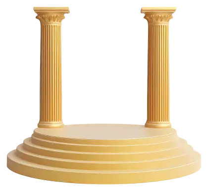 Golden Classical Pillars