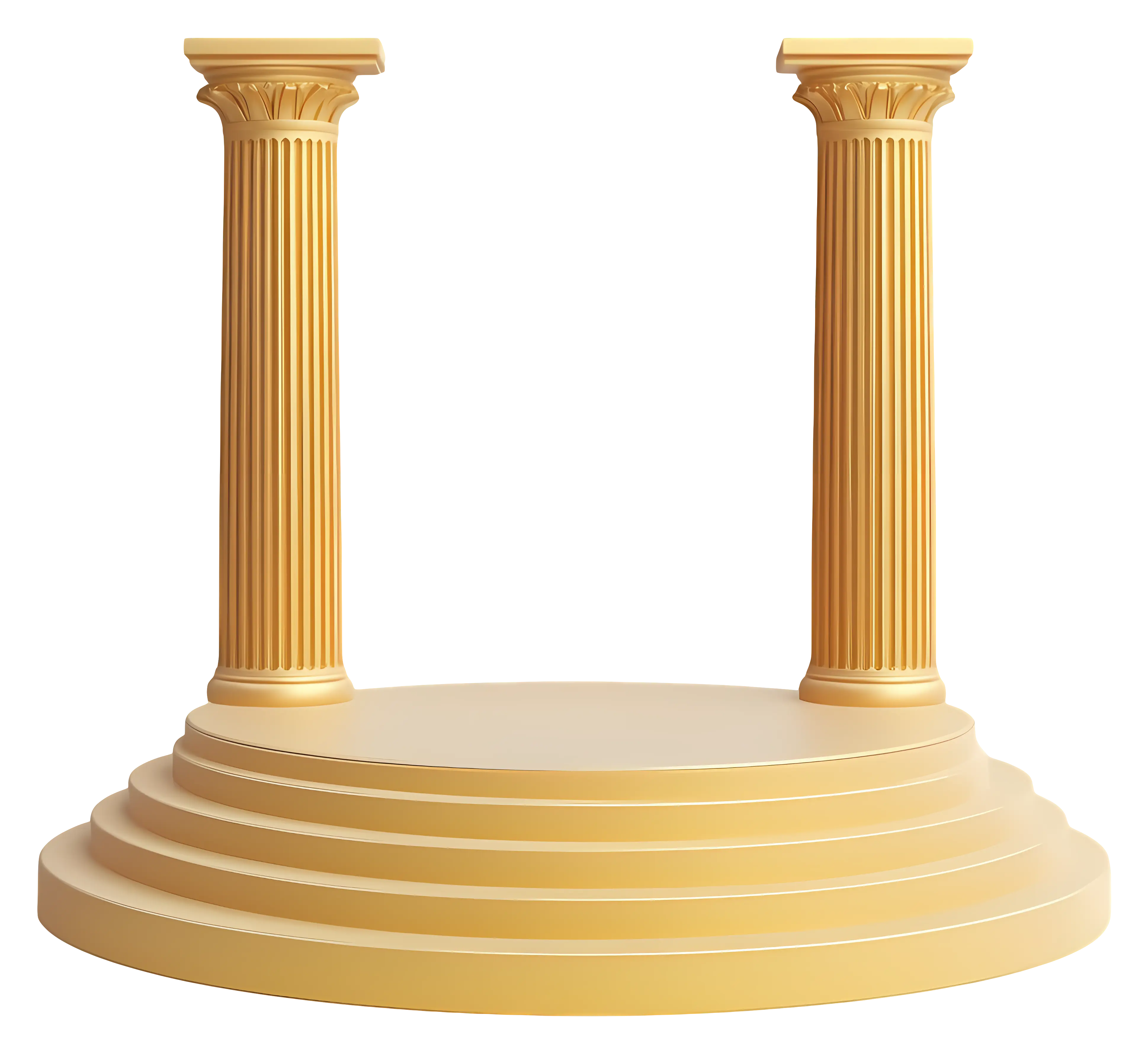 Golden Classical Pillars