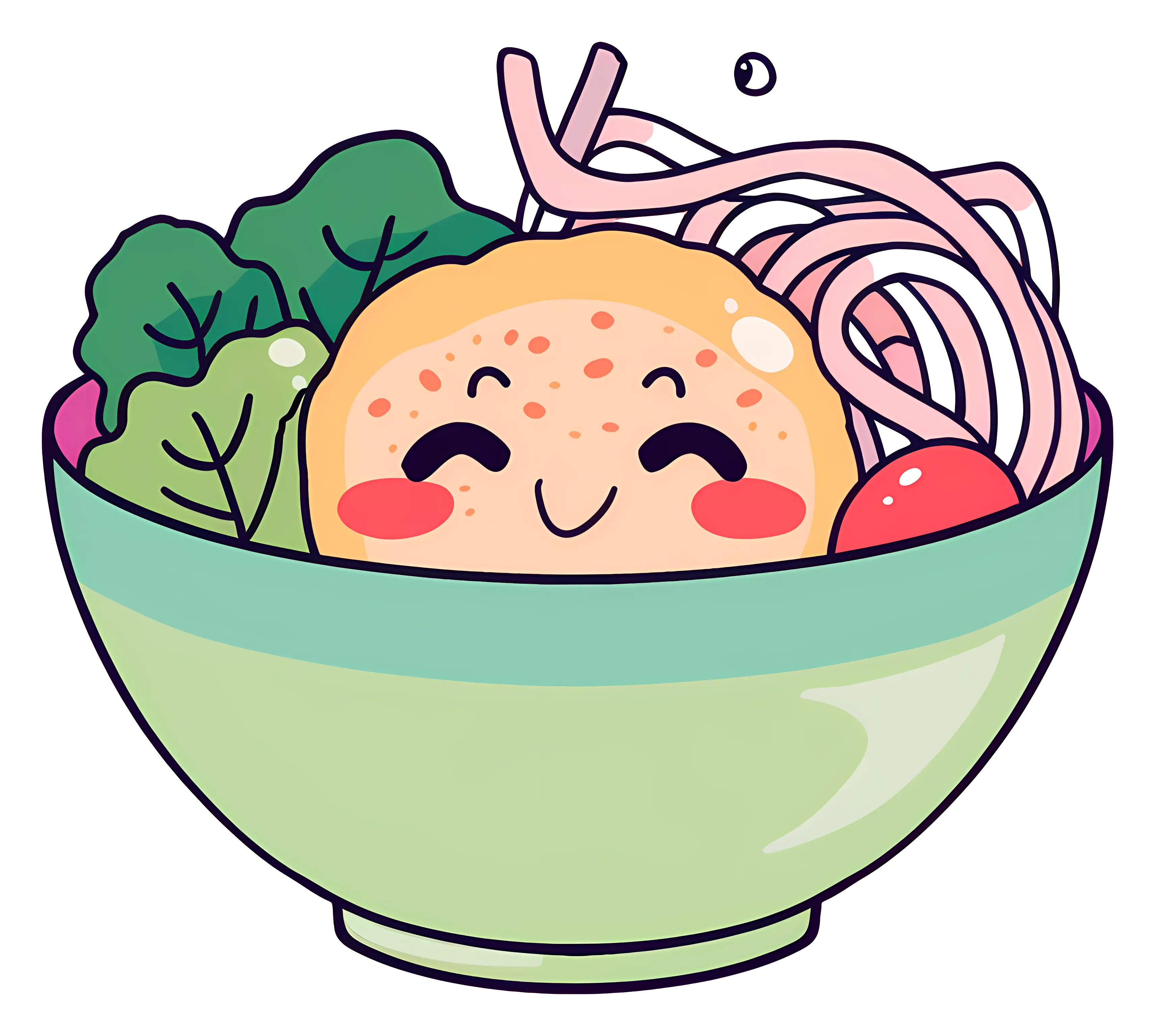 Cute Bowl of Noodles