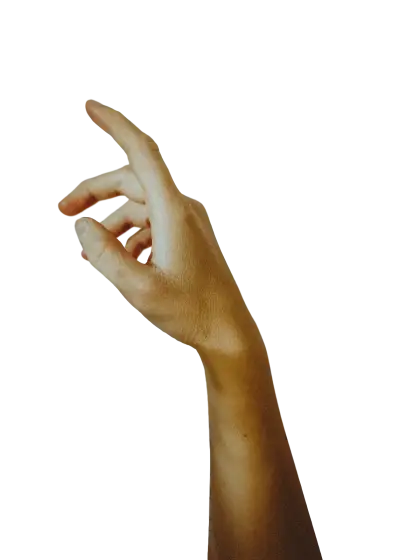 Hand Gesture with Fingers Raised
