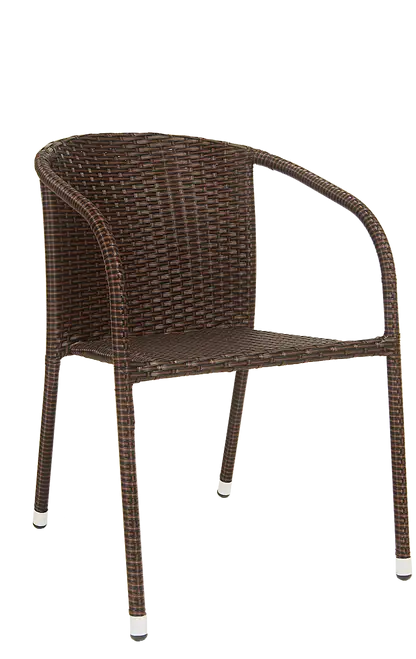 Brown Woven Outdoor Patio Chair