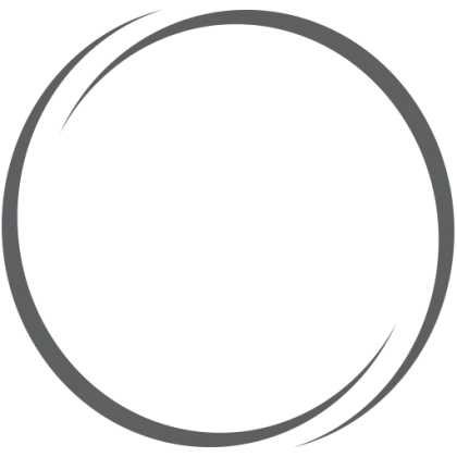 Simple Black Circle Outline Design