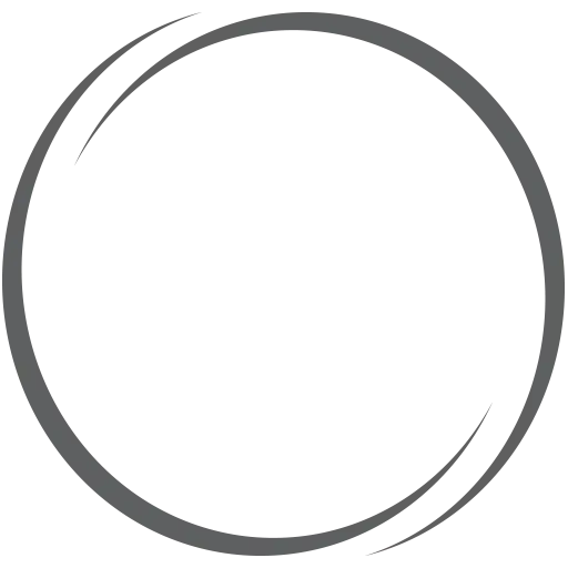 Simple Black Circle Outline Design