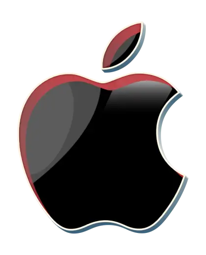 Black Apple Brand Logo Design