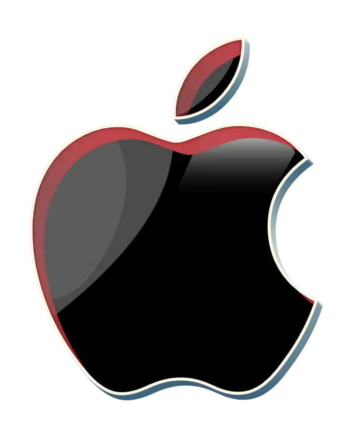 Black Apple Brand Logo Design