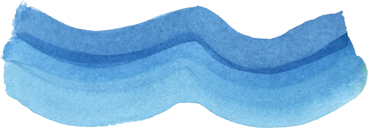 Artistic Blue Water Wave Illustration