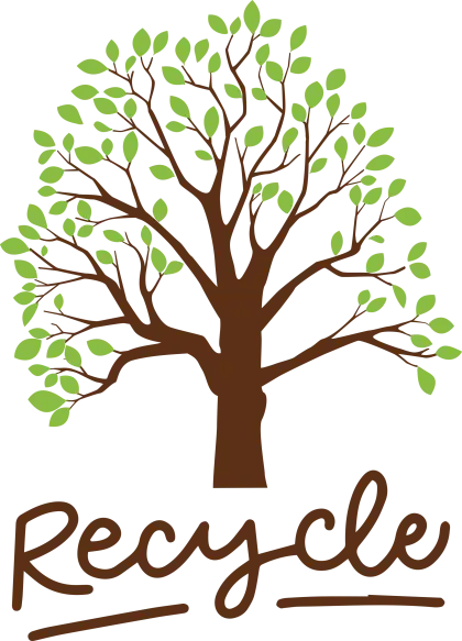 Lush Leafy Recycling Tree Logo