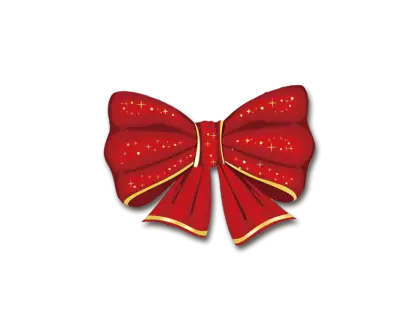 Red Bow Decoration