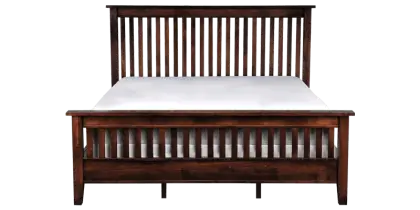 Wooden Bed with Headboard
