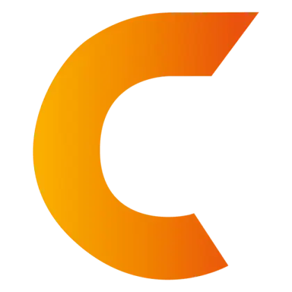 Orange Gradient Letter C Logo Design