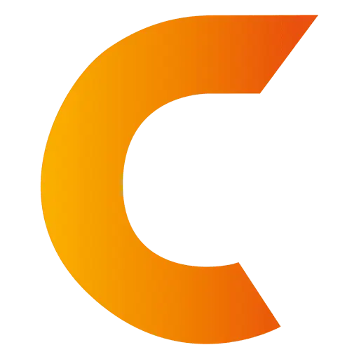 Orange Gradient Letter C Logo Design
