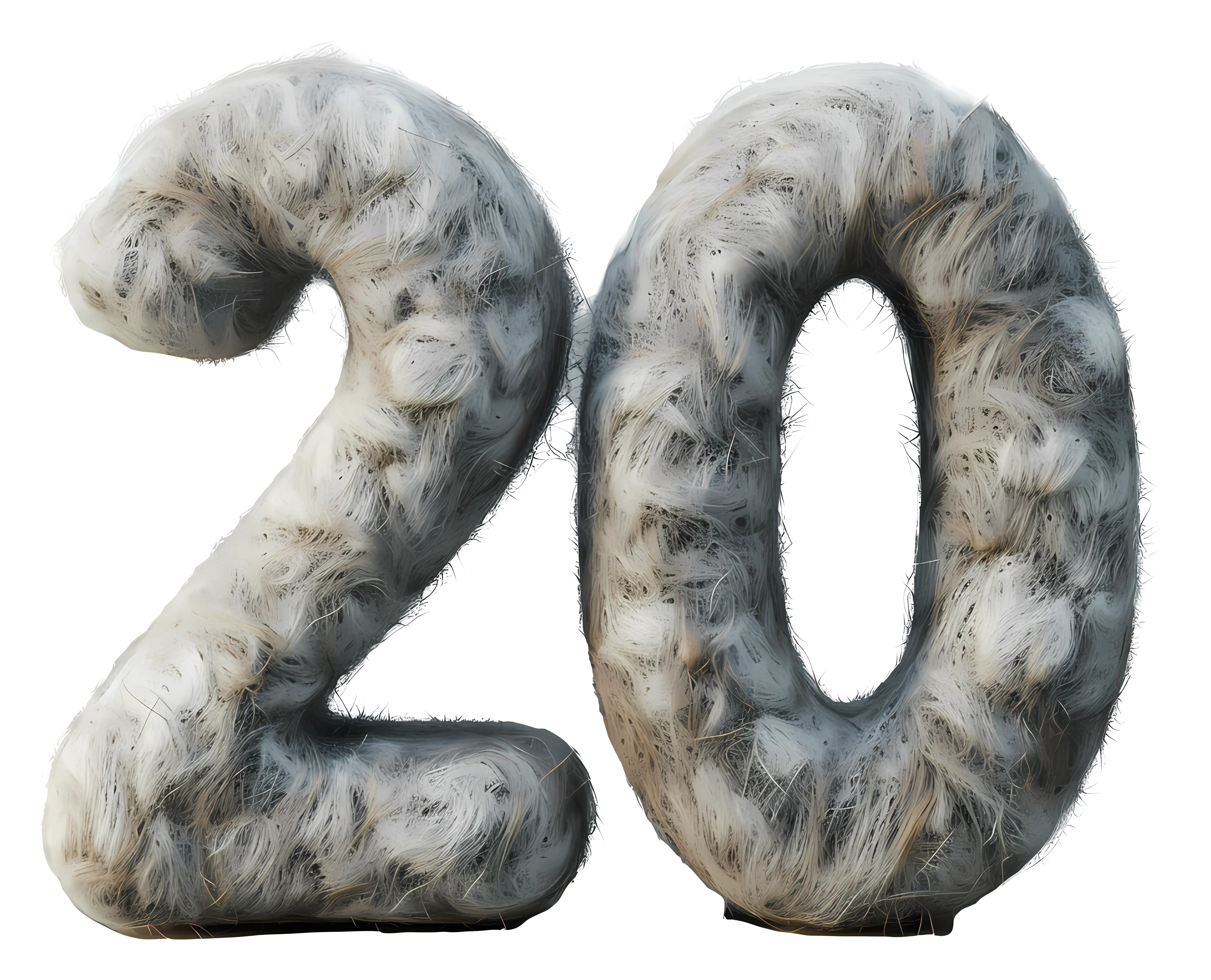 Furry Number 20 Illustration